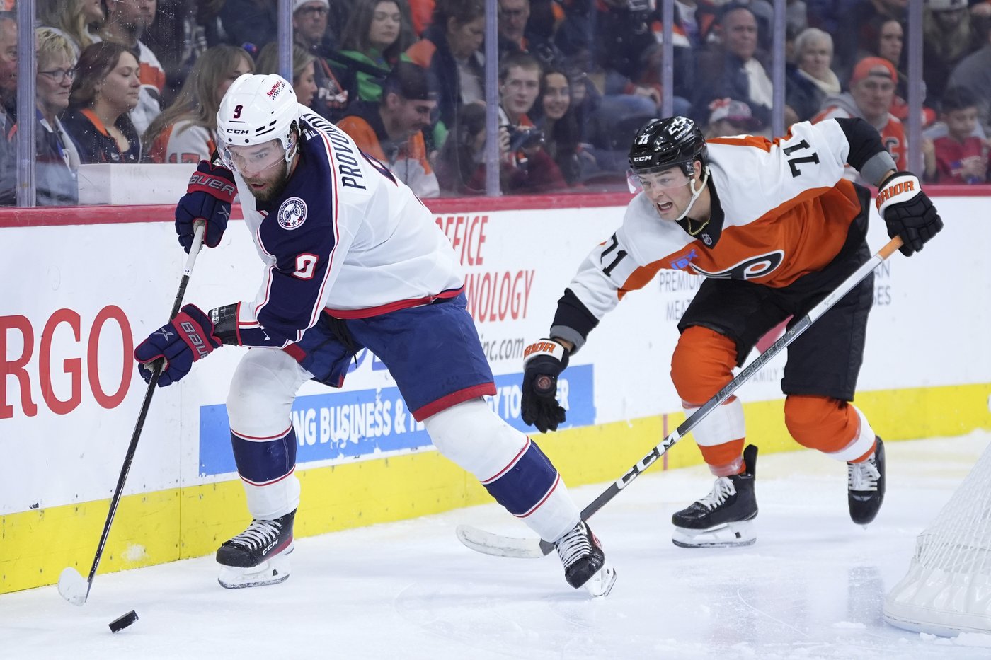 Tippett's OT goal and 4-point game powers the Flyers to a 5-4 comeback win over the Blue Jackets | iNFOnews.ca Tippett's OT goal and 4-point game powers the Flyers to a 5-4 comeback win over the Blue Jackets | iNFOnews.ca