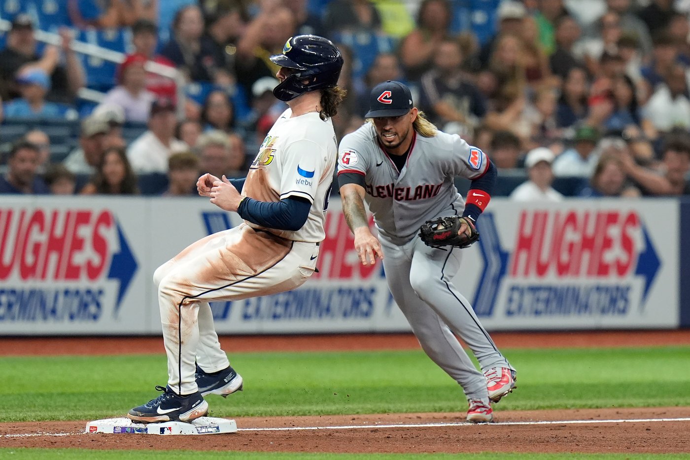 Rays beat the Guardians 11-3 behind homers from Ryan Vilade and Richie Palacios | iNFOnews.ca
