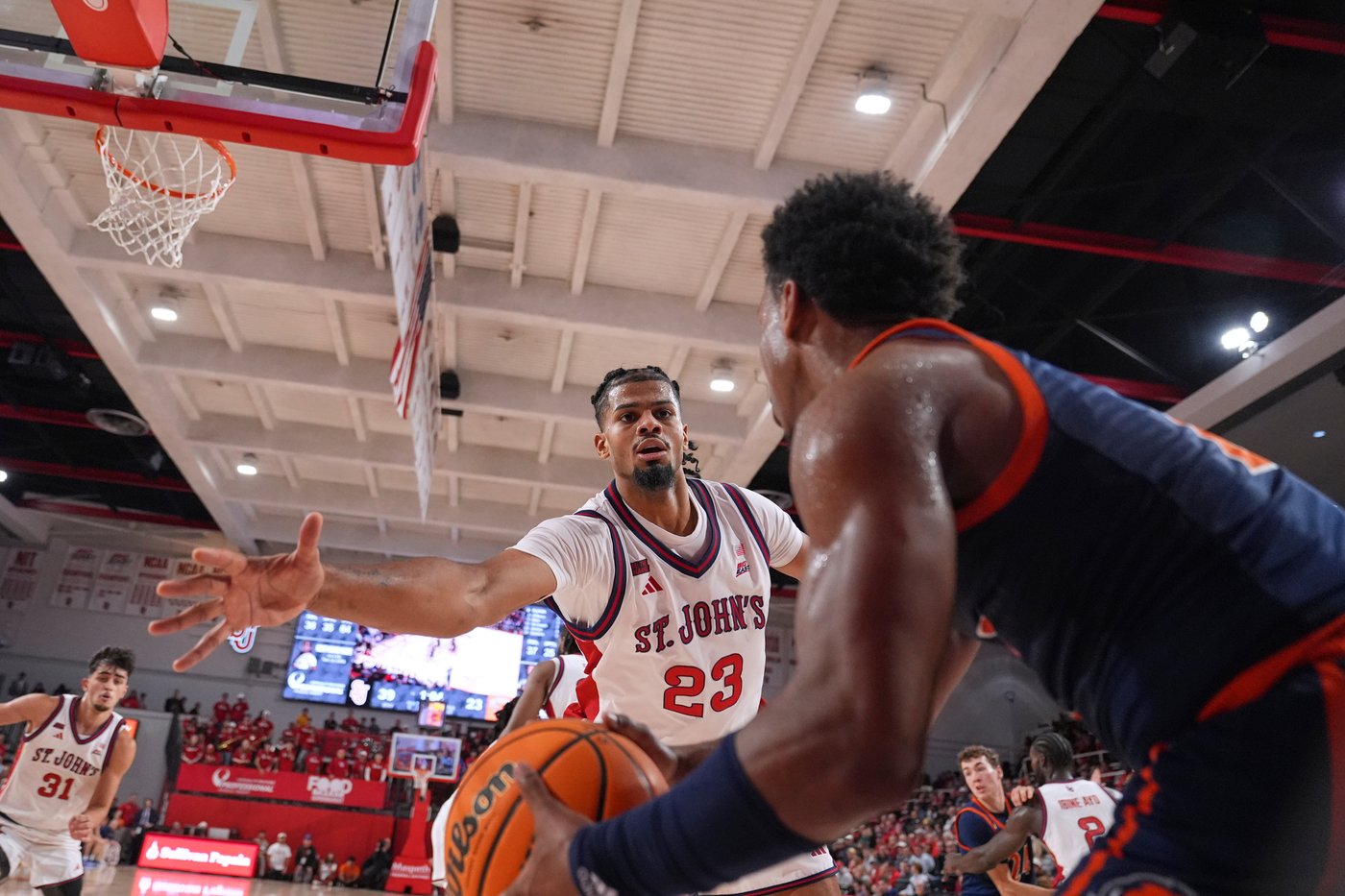 Bryce Hopkins scores 20 as No. 14 St. John's routs Bucknell 97-49 | iNFOnews.ca