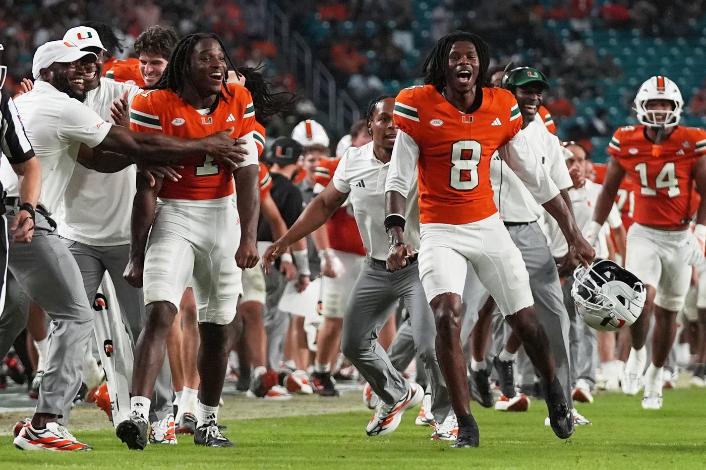 No. 5 Miami is showing off its depth on offense after 2 blowout wins to open the season | iNFOnews.ca