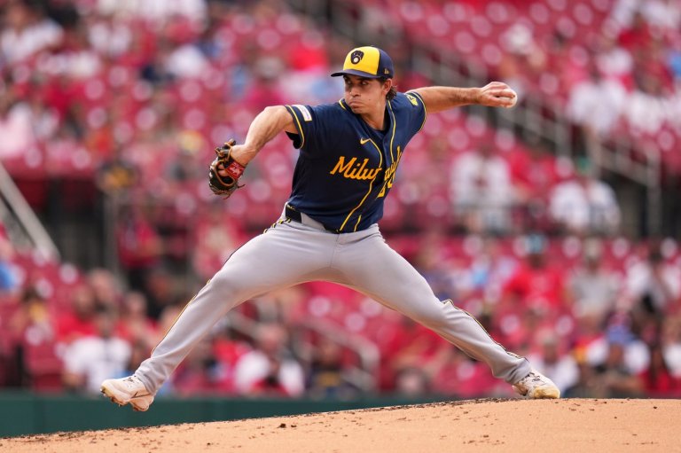 Gasser pitches career-best 7 2/3 innings in 10-2 win as Brewers sweep Cardinals in doubleheader | iNFOnews.ca