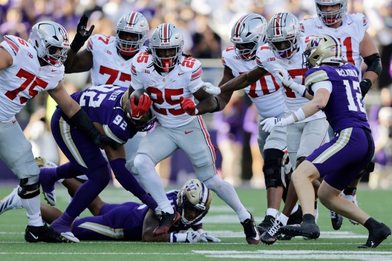 The Latest: Coming up fast, look for major shakeups in the AP's top 5 college football rankings | iNFOnews.ca