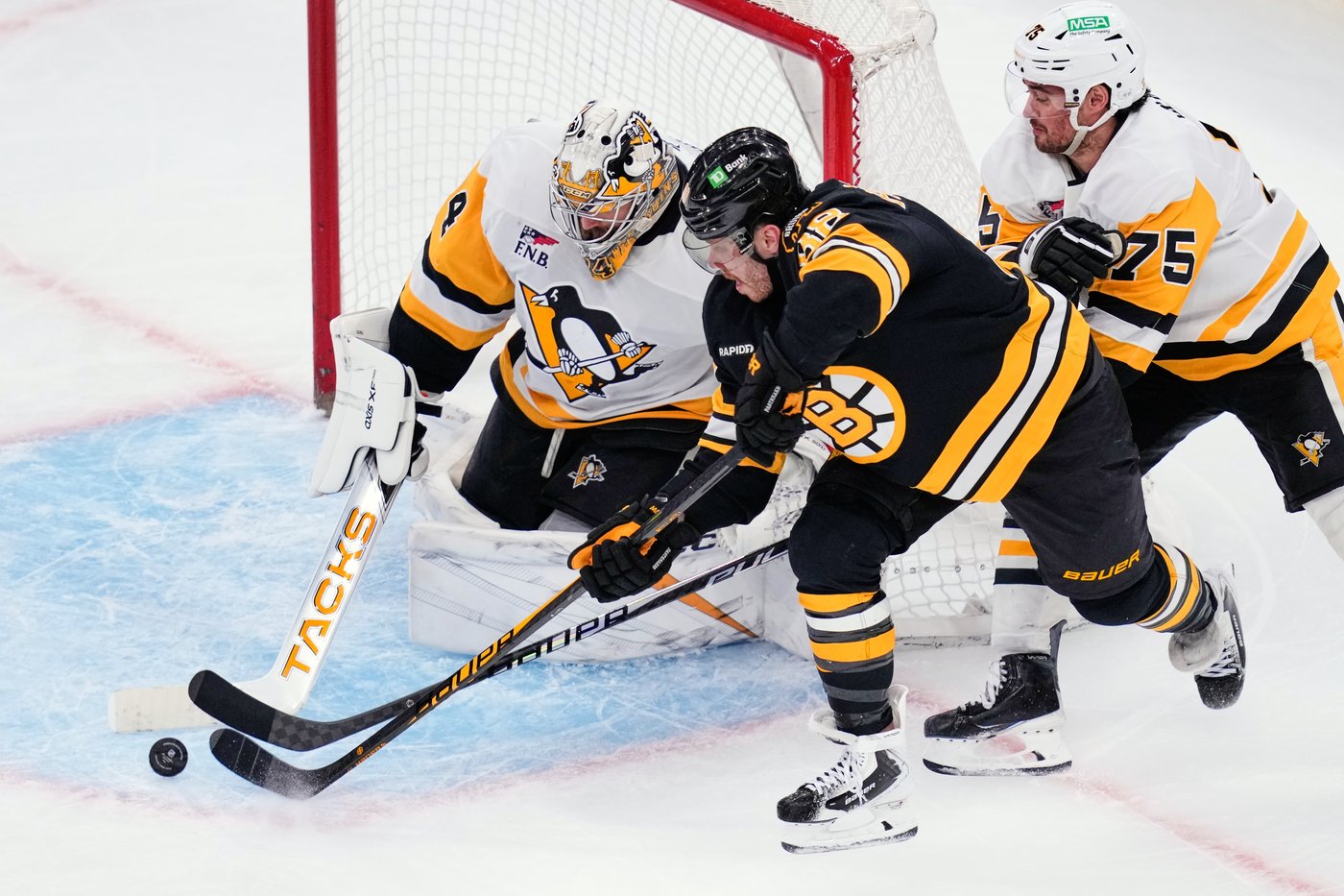 The Bruins beat the Penguins 2-1 as Khusnutdinov, Mittelstadt score 50 seconds apart | iNFOnews.ca The Bruins beat the Penguins 2-1 as Khusnutdinov, Mittelstadt score 50 seconds apart | iNFOnews.ca
