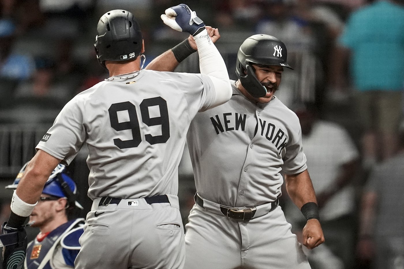 Grisham's tiebreaking slam in 9th completes Yankees comeback against Braves | iNFOnews.ca