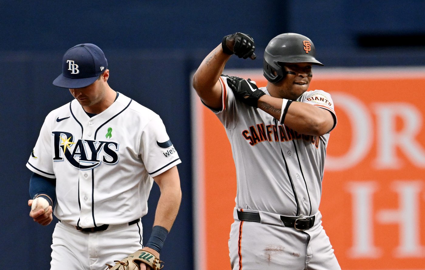 Jonathan Aranda's walk-off single gives Rays 2-1 win over Giants for 3-game sweep | iNFOnews.ca Jonathan Aranda's walk-off single gives Rays 2-1 win over Giants for 3-game sweep | iNFOnews.ca