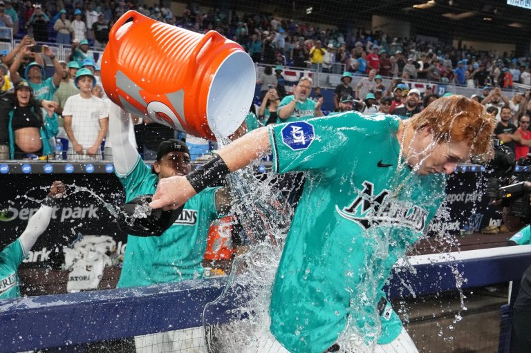 Owen Caissie hits walk-off homer to give Marlins a sweep of Rockies in season-opening series | iNFOnews.ca