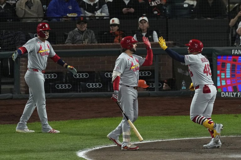 Herrera hits tying 2-run homer in big fifth for St. Louis as Cardinals hold off Giants 6-5 | iNFOnews.ca