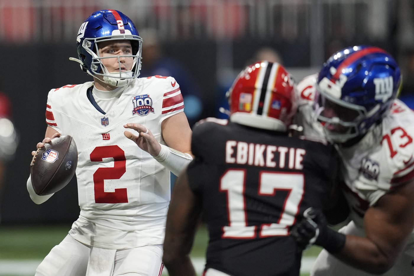 Lock's return as Giants' QB includes 2 pick-6s in franchise-record 10th straight loss | iNFOnews.ca