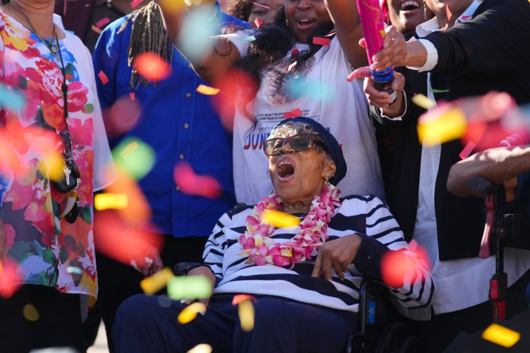 Opal Lee celebrates her 100th birthday by kicking off construction of Juneteenth museum in Texas | iNFOnews.ca