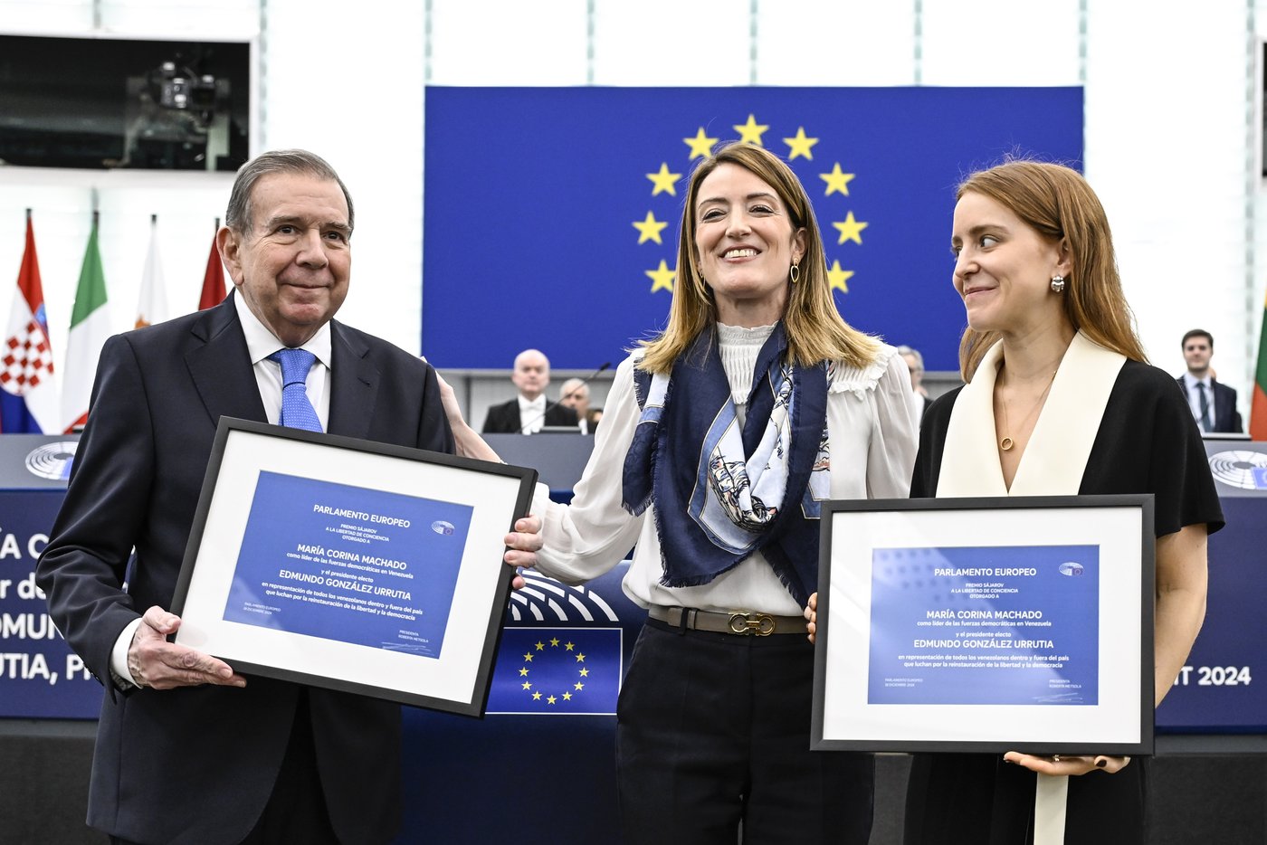 Venezuelan opposition leaders receive the European Union’s top human rights honor | iNFOnews.ca