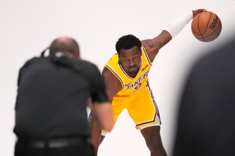 Bronny James unbothered by father LeBron's departure, eager to be his own man with younger Lakers | iNFOnews.ca