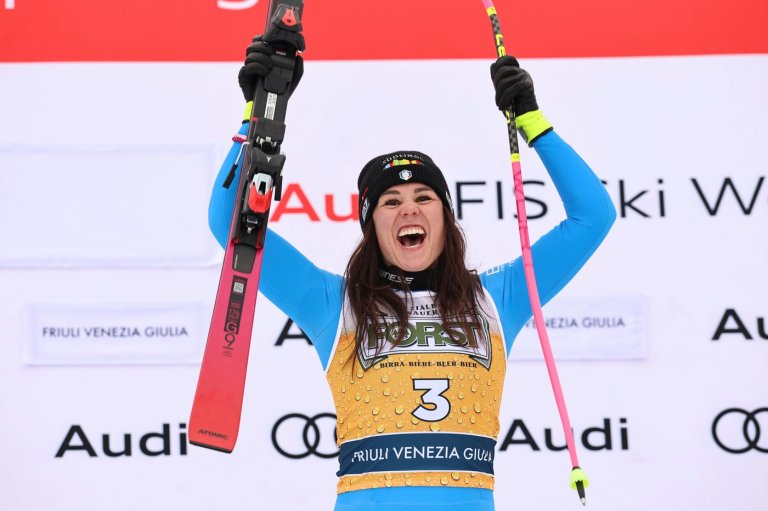 Nicol Delago earns Italy's ski team another win as home Olympics near. Lindsey Vonn 3rd in downhill | iNFOnews.ca
