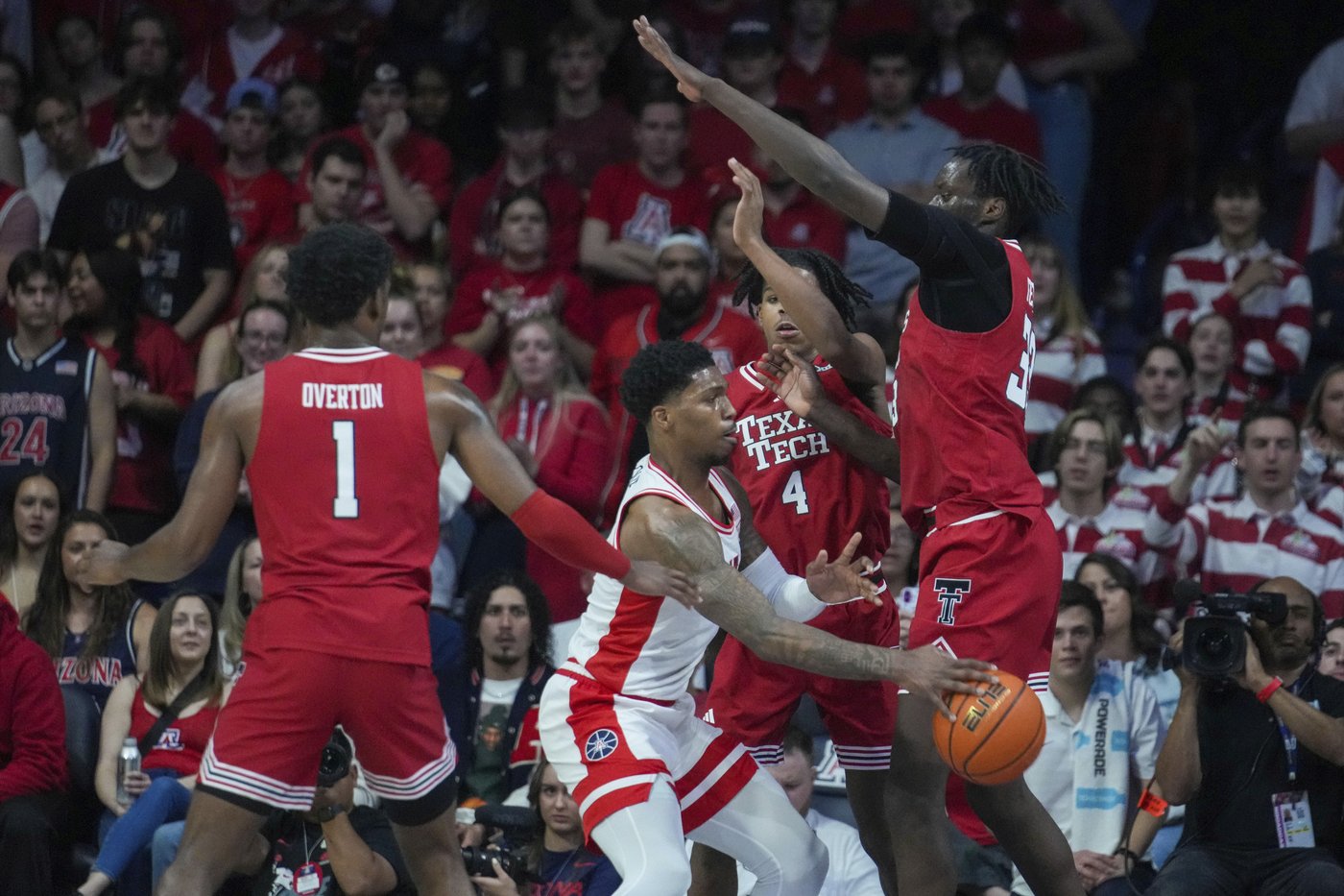 No. 20 Arizona avenge its only Big 12 loss with an 82-73 victory over No. 13 Texas Tech | iNFOnews.ca