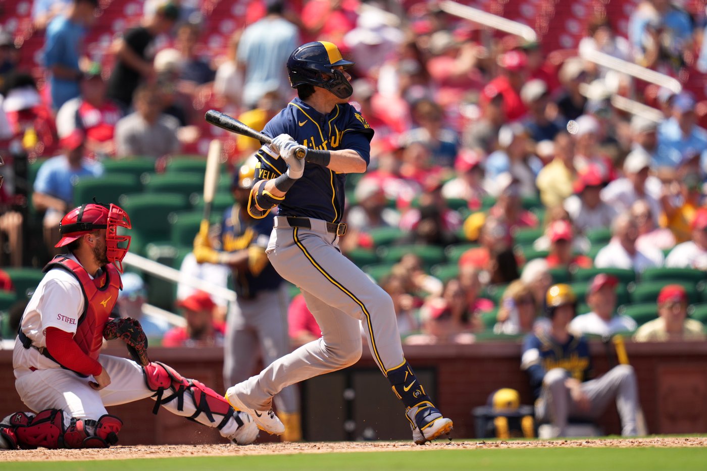 Misiorowski fans 11, Yelich drives in 2 as Brewers beat Cardinals 4-3 in Game 1 of doubleheader | iNFOnews.ca Misiorowski fans 11, Yelich drives in 2 as Brewers beat Cardinals 4-3 in Game 1 of doubleheader | iNFOnews.ca