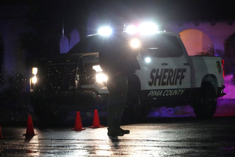 Law enforcement block road near Nancy Guthrie's home during investigation into her disappearance | iNFOnews.ca