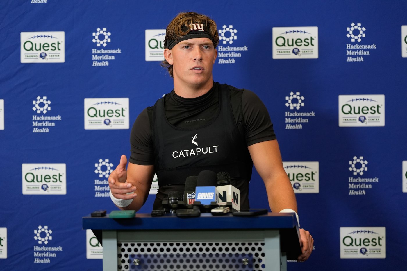 Jaxson Dart says he's 'not like Tim Tebow,' but the Giants QB has worked to get leaner | iNFOnews.ca
