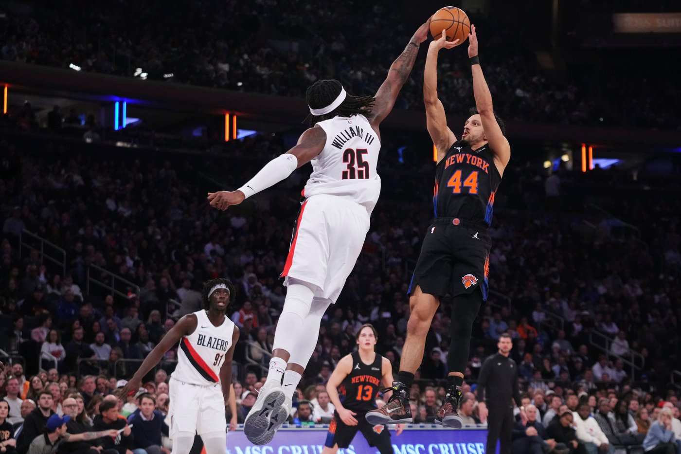 Brunson and Anunoby power Knicks to a 127-97 win over Trail Blazers | iNFOnews.ca