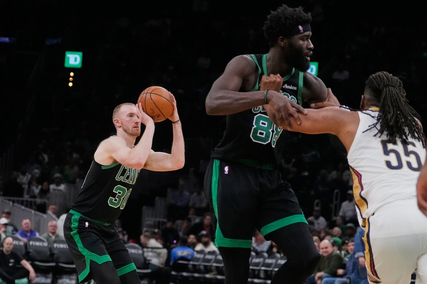 Sam Hauser scores 24, Celtics hit 29 3s, rout Pelicans 144-118 to clinch East's No. 2 playoff seed | iNFOnews.ca