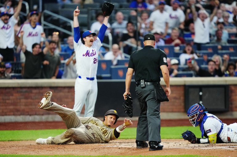 Benge and Ewing nail the Padres at home plate as the Mets hang on for a 2-1 victory | iNFOnews.ca