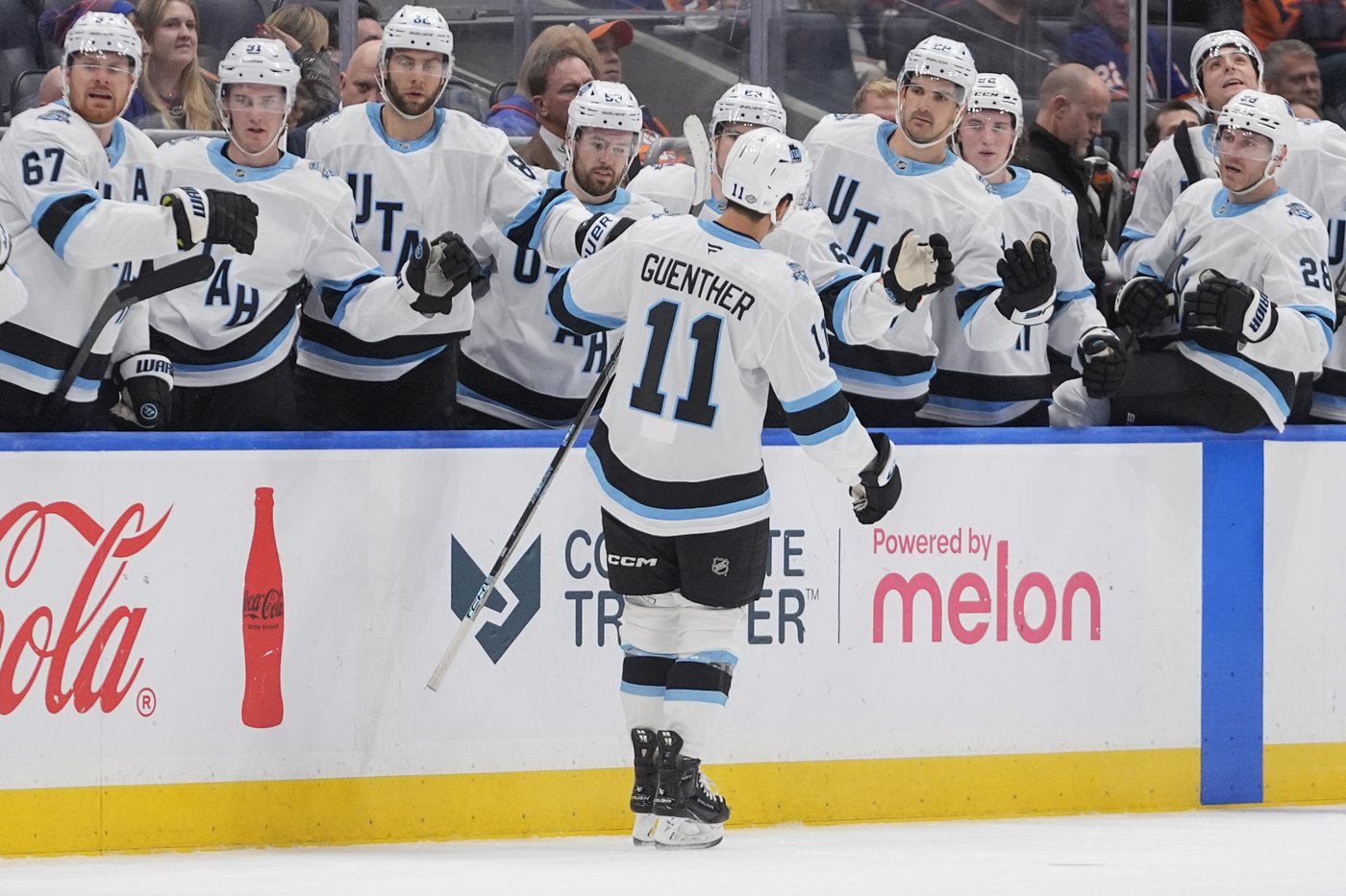 Dylan Guenther scores twice, Utah outlasts Islanders 5-4 in OT to improve to 2-0 | iNFOnews.ca