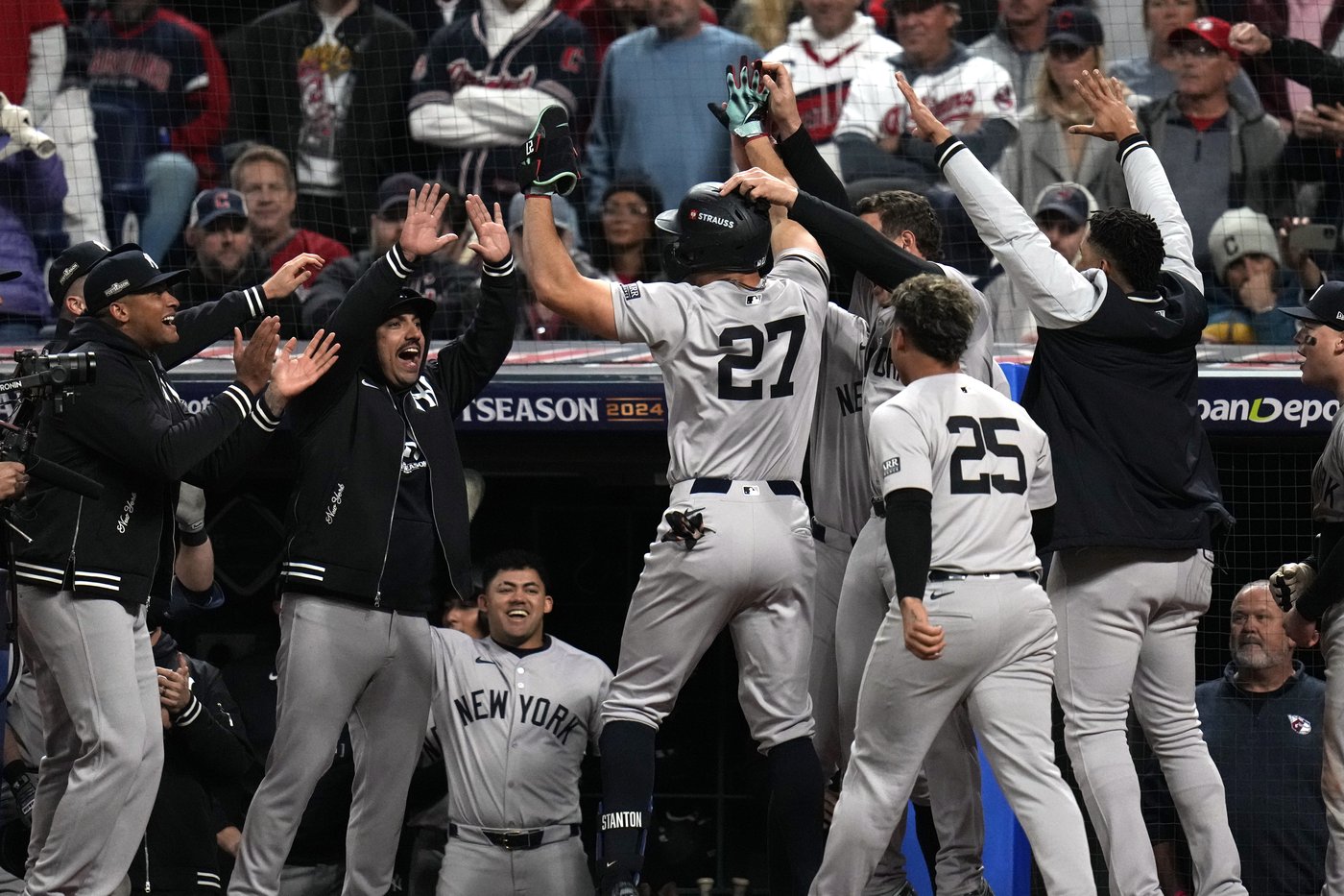 Yankees get to Guardians closer Clase again, score 2 runs in 9th to win 8-6 and take 3-1 ALCS lead | iNFOnews.ca Yankees get to Guardians closer Clase again, score 2 runs in 9th to win 8-6 and take 3-1 ALCS lead | iNFOnews.ca