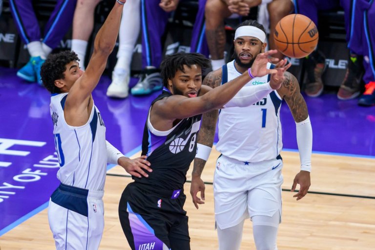 George scores 37, Marklkanen adds 33 as Jazz top Mavericks in OT despite Flagg's career-high 42 | iNFOnews.ca