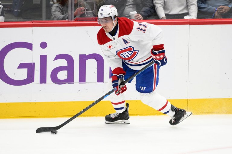 Canadiens winger Brendan Gallagher a healthy scratch Saturday against Sharks | iNFOnews.ca