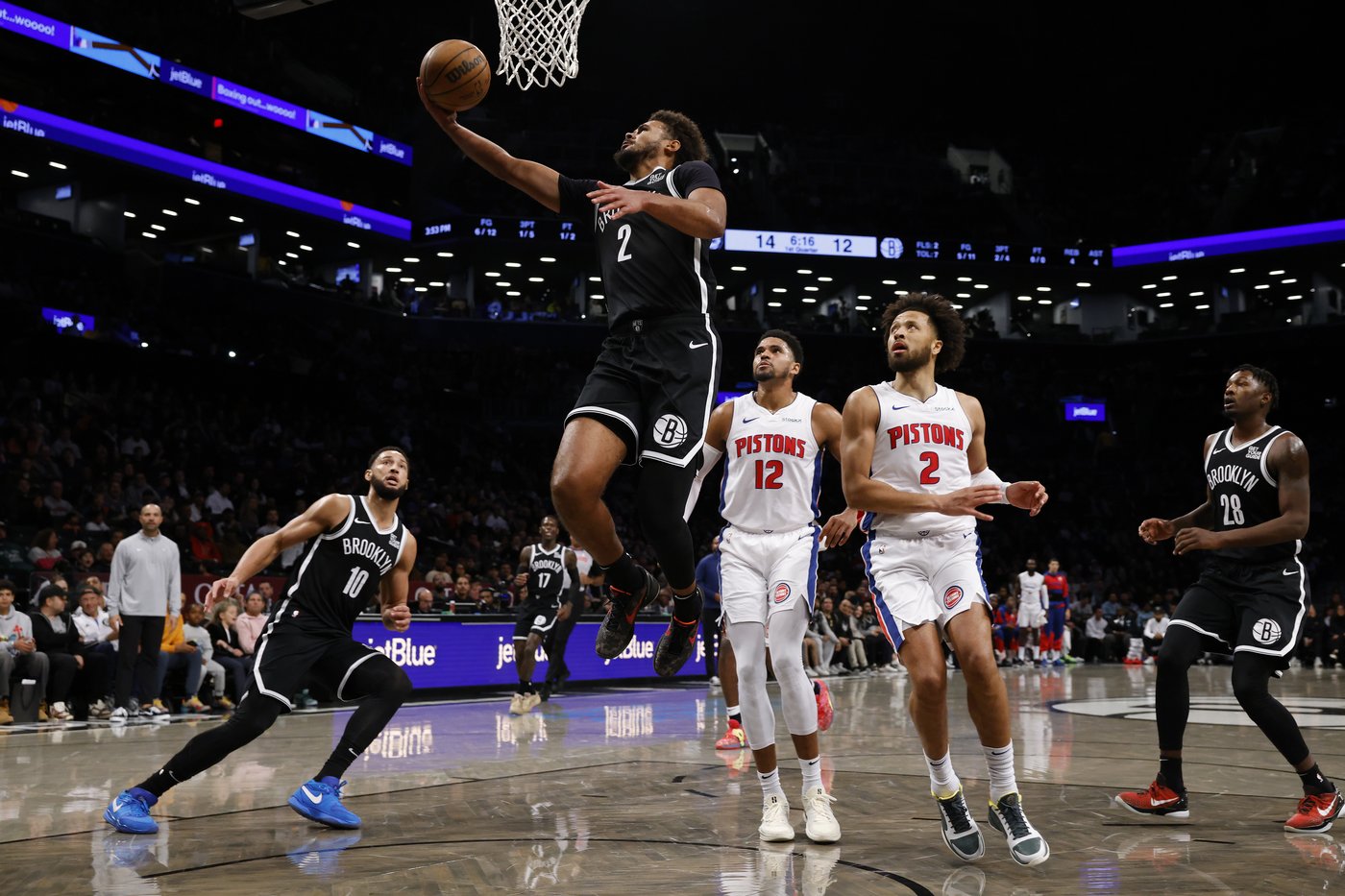 Six Pistons score in double figures to lead Detroit past Nets 106-92 | iNFOnews.ca Six Pistons score in double figures to lead Detroit past Nets 106-92 | iNFOnews.ca