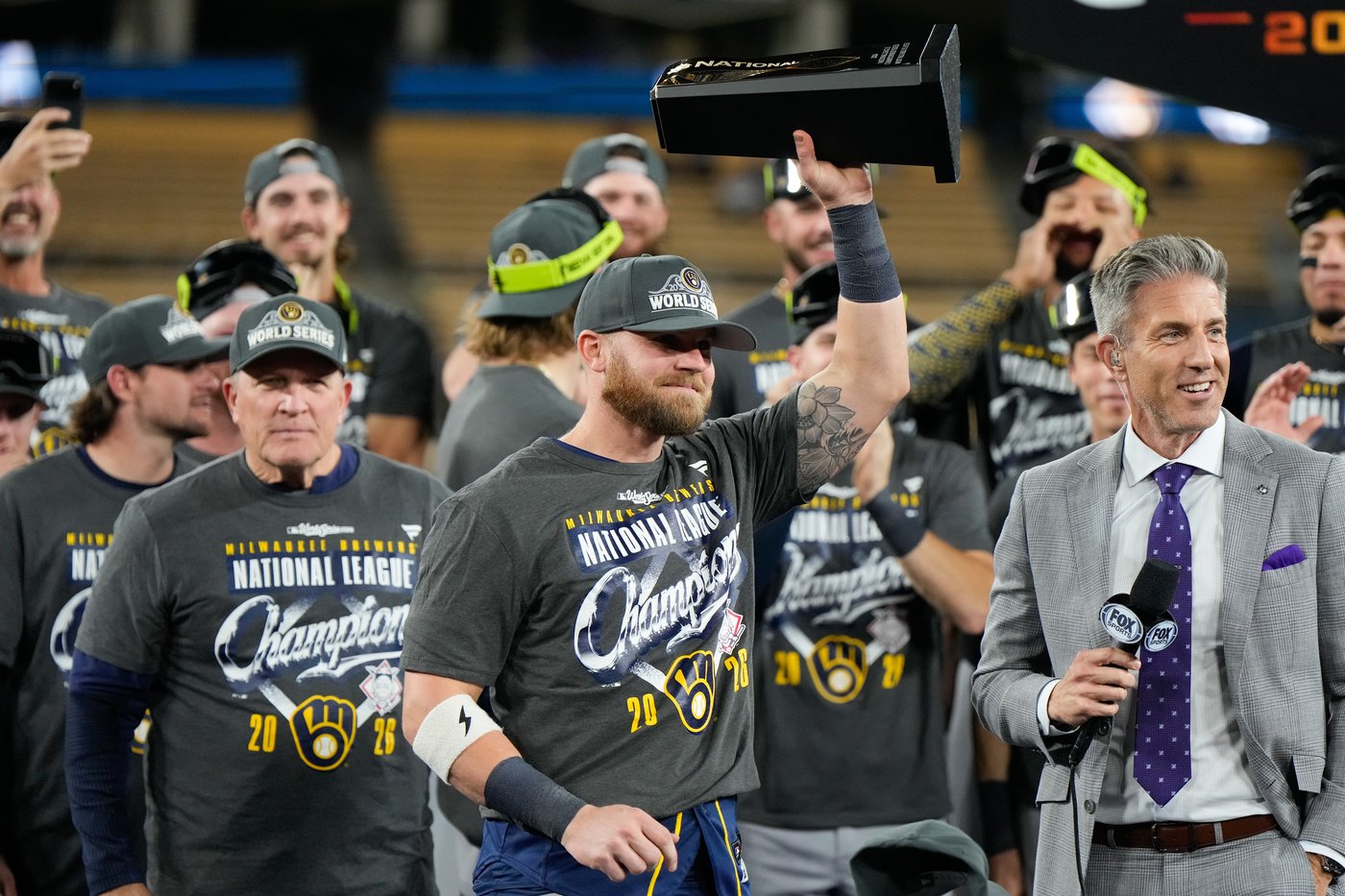 Brewers slugger Jake Bauers wins NLCS MVP award against hometown Dodgers | iNFOnews.ca Brewers slugger Jake Bauers wins NLCS MVP award against hometown Dodgers | iNFOnews.ca