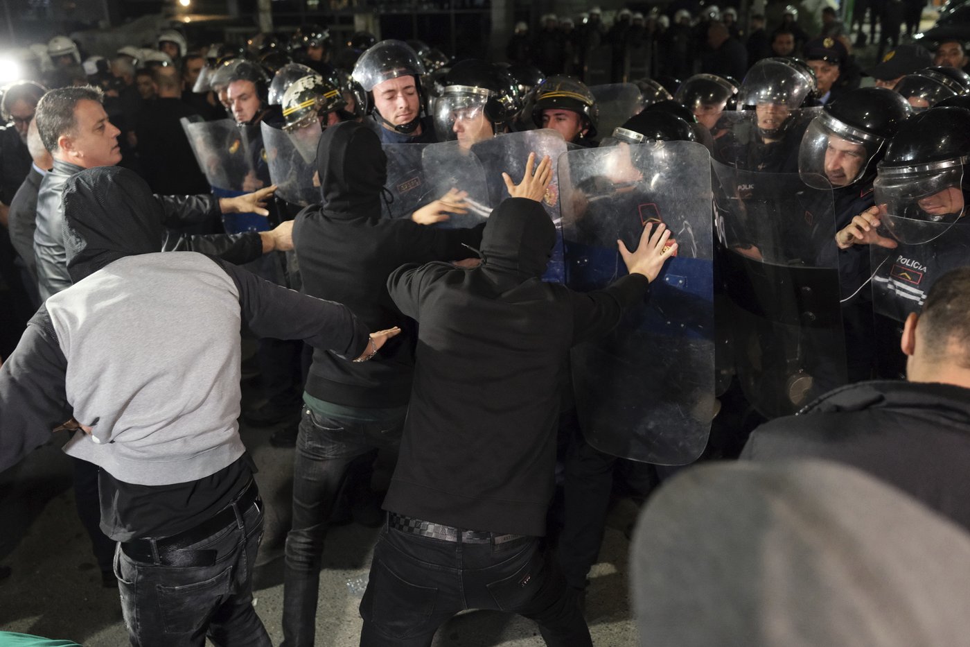 Albania's opposition blocks roads in a protest to demand a caretaker Cabinet | iNFOnews.ca