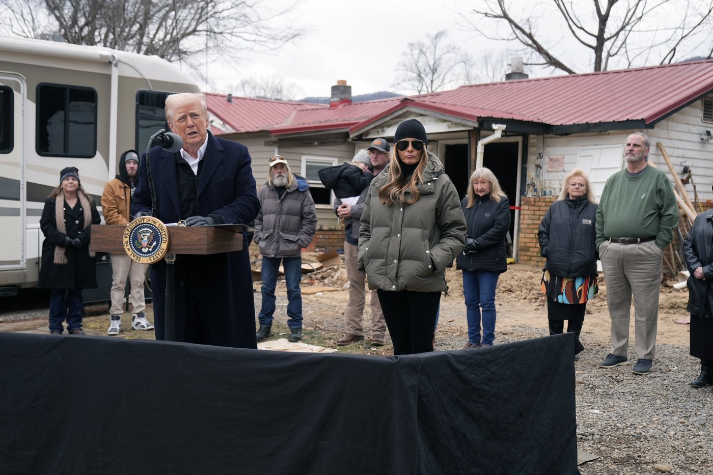 Trump proposes 'getting rid of FEMA' while touring disaster areas | iNFOnews.ca