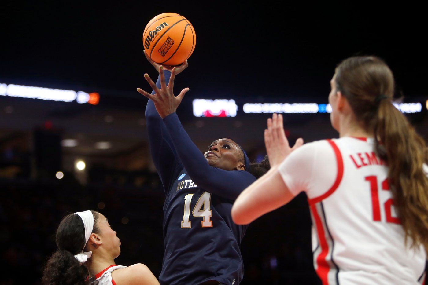 Hidalgo has another strong performance, Notre Dame women beat Ohio State to move into Sweet 16 | iNFOnews.ca