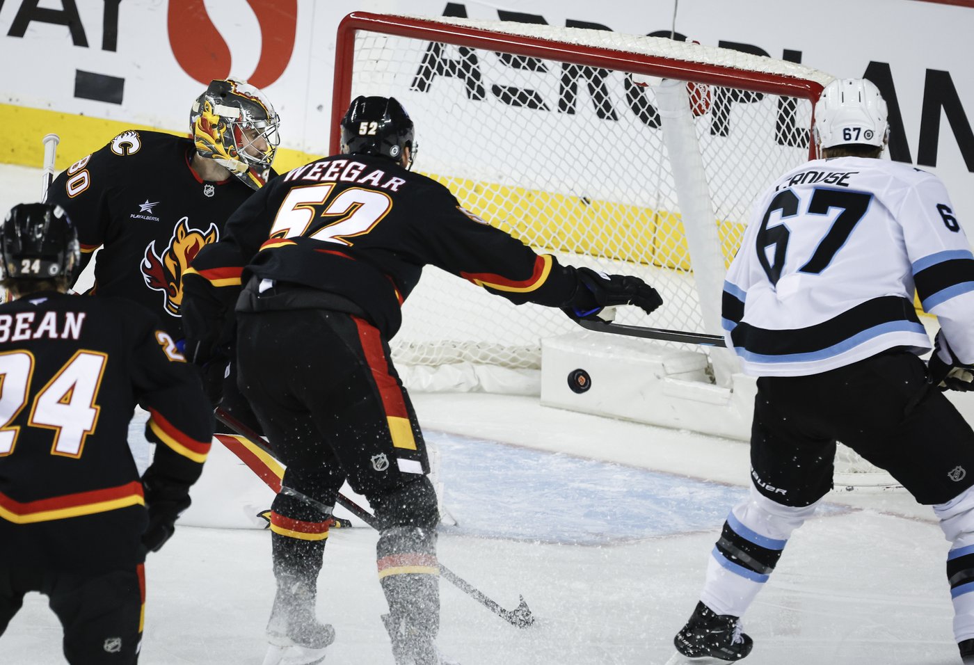 Utah Hockey Club's Crouse snaps scoring skid with big performance against Flames | iNFOnews.ca