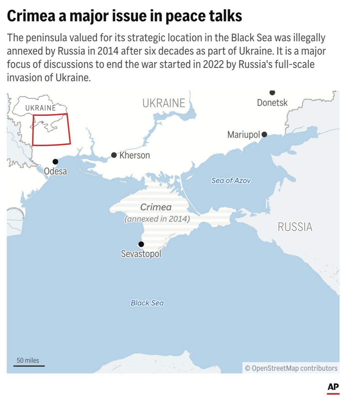 Shocked by US peace proposal, Ukrainians say they will not accept any formal surrender of Crimea | iNFOnews.ca