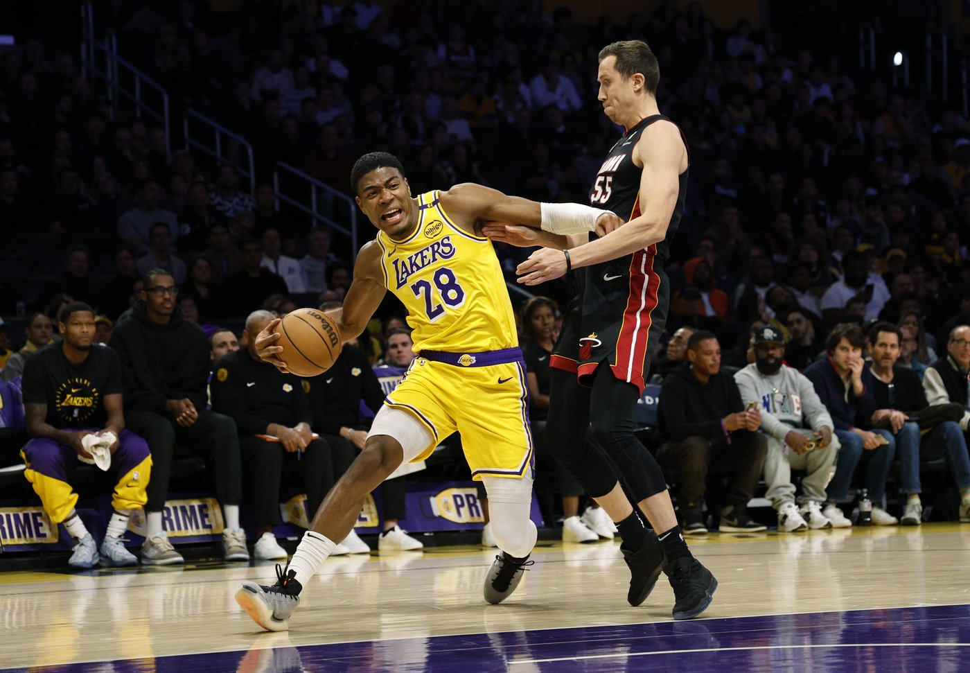 Hachimura and Davis help Lakers end 3-game skid with a 117-108 win over the Heat | iNFOnews.ca Hachimura and Davis help Lakers end 3-game skid with a 117-108 win over the Heat | iNFOnews.ca