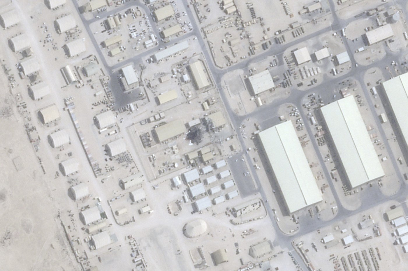 Satellite photos suggest Iran attack on Qatar air base hit geodesic dome used for US communications | iNFOnews.ca Satellite photos suggest Iran attack on Qatar air base hit geodesic dome used for US communications | iNFOnews.ca