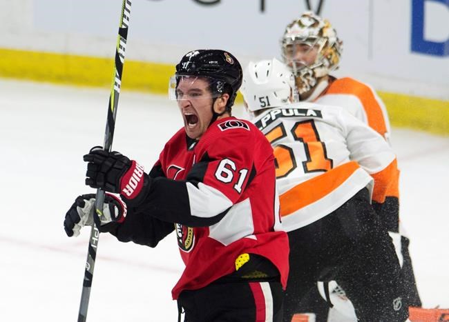 Senators win without Bobby Ryan, Zach Smith or Kyle Turris; defeat Flyers 5-4 | iNFOnews.ca