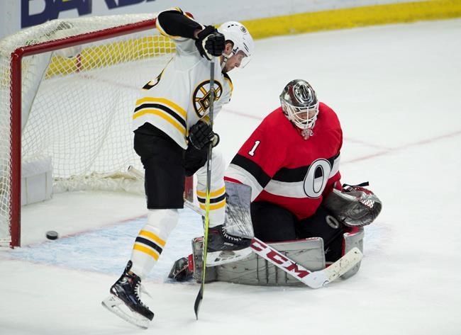 Bruins beat Senators 3-2 to extend point streak to 18 games | iNFOnews.ca Bruins beat Senators 3-2 to extend point streak to 18 games | iNFOnews.ca