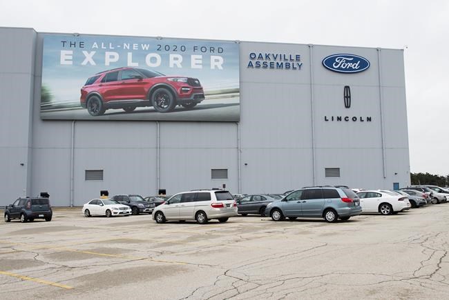 Feds, Ontario ante up millions to produce electric vehicles at Ford's Oakville plant | iNFOnews.ca CP322534160