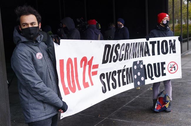 Teacher tells Bill 21 court challenge that her hijab is not source of 'discord' | iNFOnews.ca
