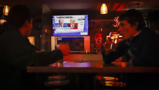 Canadians gather in-person and virtually for U.S. 'cliffhanger' but result elusive | iNFOnews.ca Canadians gather in-person and virtually for U.S. 'cliffhanger' but result elusive | iNFOnews.ca