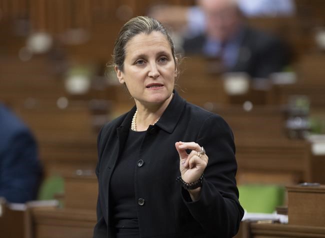 Freeland grilled over cost of pandemic aid as House fast-tracks rent relief bill | iNFOnews.ca