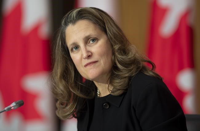 Senators question Freeland on transparency of aid package for troubled businesses | iNFOnews.ca Senators question Freeland on transparency of aid package for troubled businesses | iNFOnews.ca