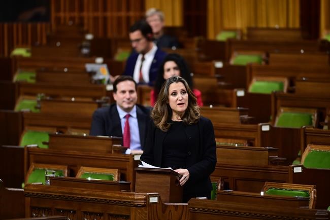 Highlights of the federal government's fiscal update | iNFOnews.ca