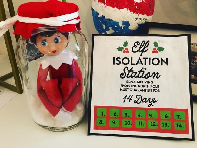 Sanitizing Santa, isolating elves: parents add pandemic themes to Christmas magic | iNFOnews.ca