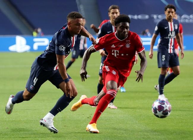 Canada's Alphonso Davies named to L'Equipe's world team of the year in 2020 | iNFOnews.ca