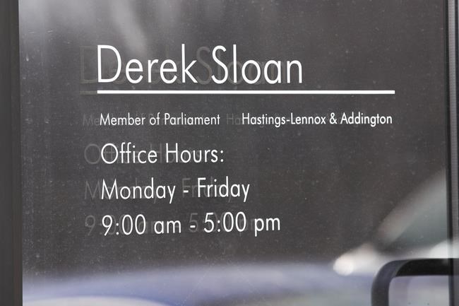 Expelling Derek Sloan from Conservative caucus not entirely up to Erin O'Toole | iNFOnews.ca Expelling Derek Sloan from Conservative caucus not entirely up to Erin O'Toole | iNFOnews.ca