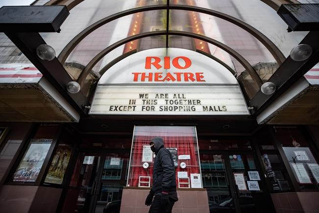 Canada's movie theatre association calls out 'absurdity' of B.C. theatre closures | iNFOnews.ca