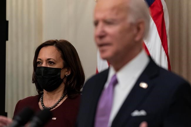 Trudeau, U.S. vice-president Kamala Harris talk COVID-19, Buy American and Montreal | iNFOnews.ca CP1851811163