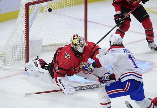 Jake Allen holds off Sens with 34 saves, Habs edge Senators 2-1 in Ottawa | iNFOnews.ca
